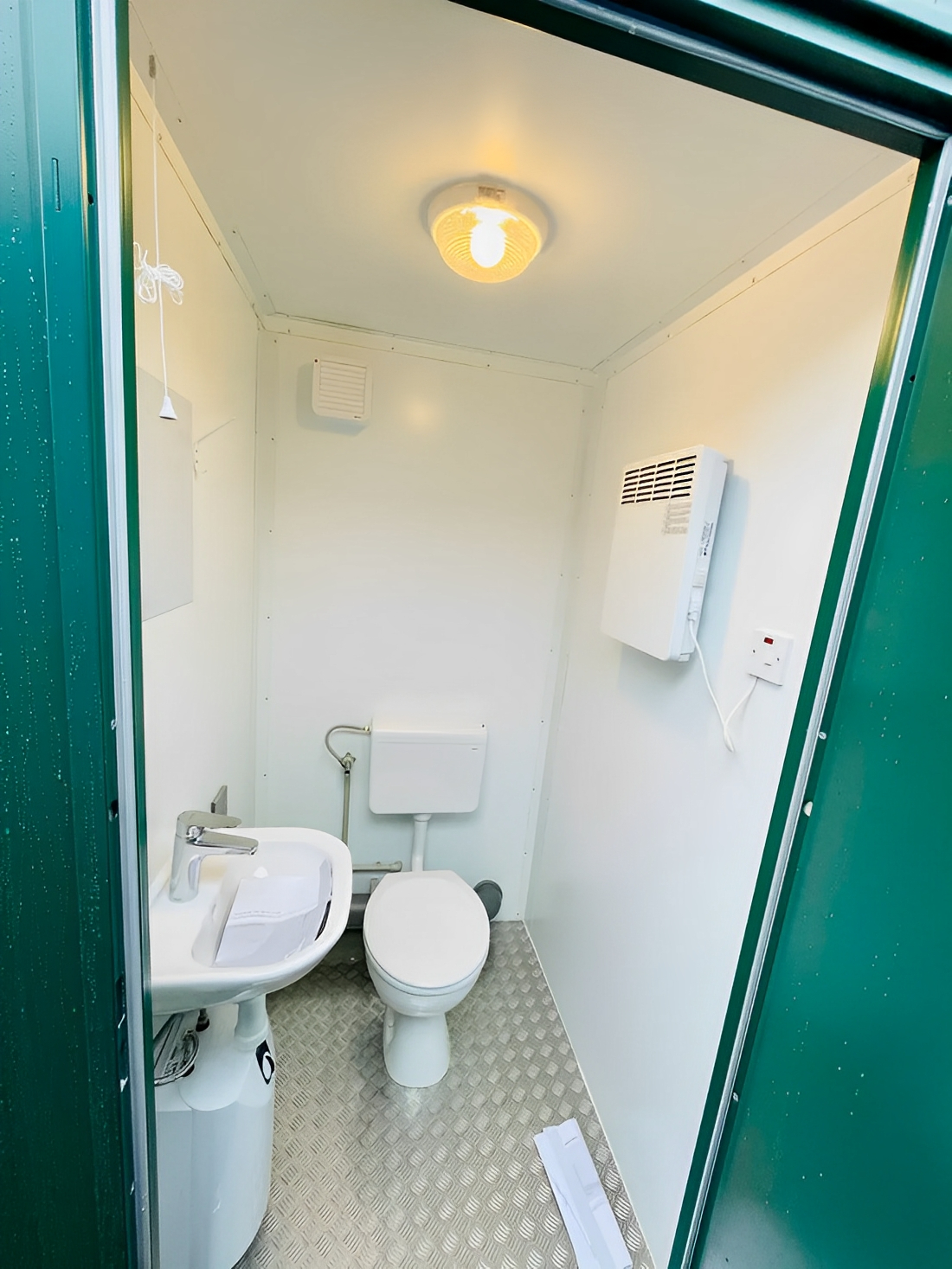 8Ft x 5Ft Double Mains Toilet 1+1 (Green) - Image 6