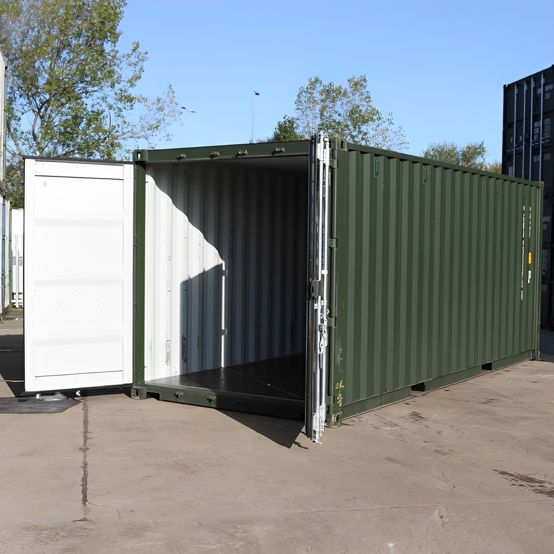 20Ft Shipping Container (One Trip) - Dark Green - Image 2