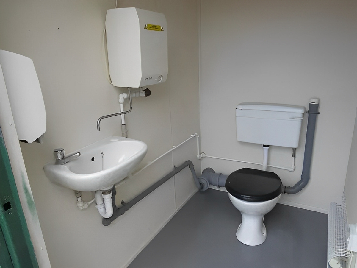 2+1 Steel Toilet Cabin 12Ft x 9Ft - Image 7