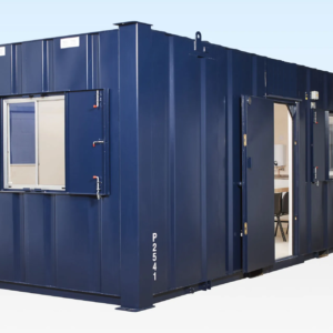 24ft x 9ft Steel Office / Canteen Cabin – Anti-Vandal Modular Unit | USA