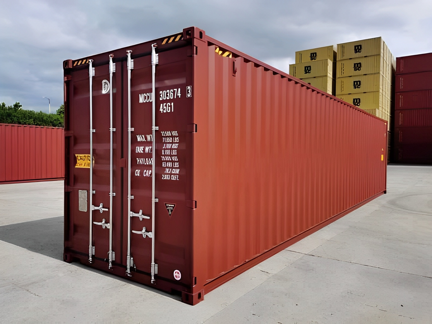 40Ft X 8Ft Used Cargo Worthy Dry Van.
