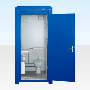 Single Mains Toilet – Gentian Blue | Durable Steel Construction USA