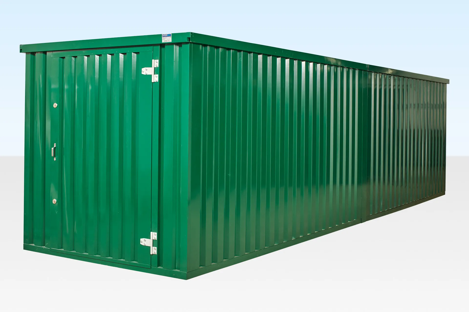 6m x 2.1m Linked Flat Pack Storage Containers – Secure Modular Storage