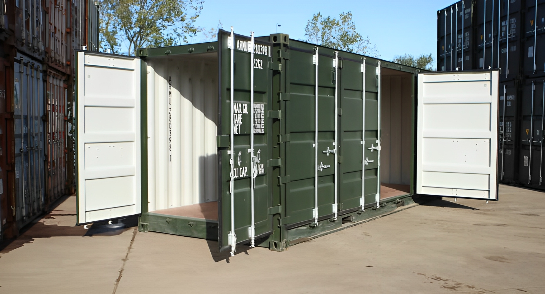 Used 20Ft Open Side / Full Side Access Container