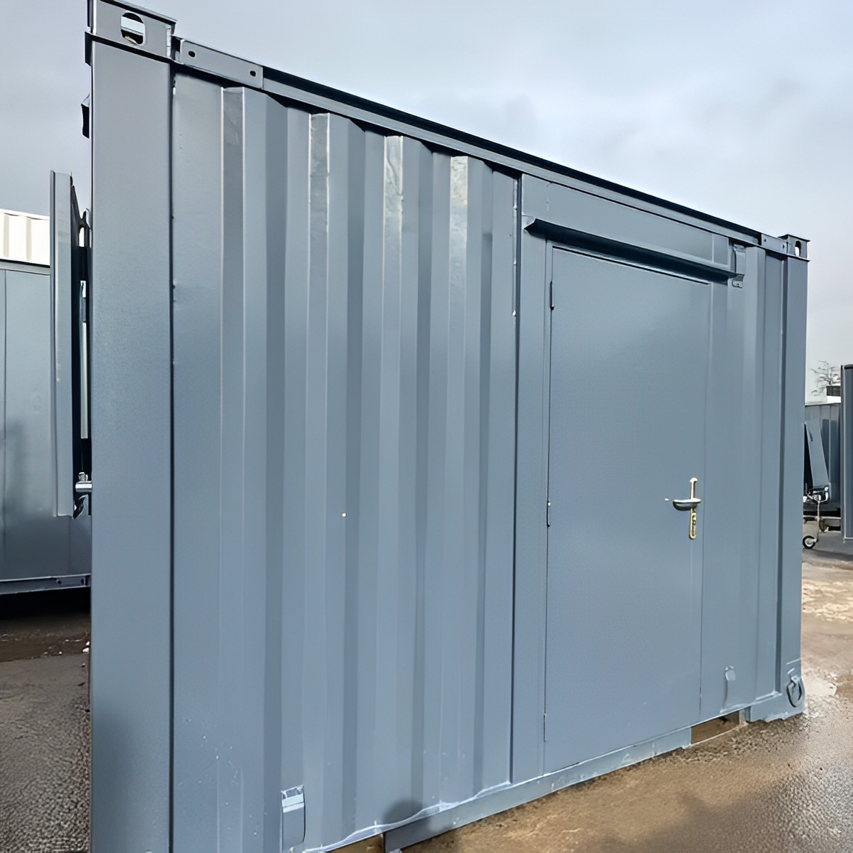 10ft × 8ft Shipping Container Office | Portable Anti-Vandal Building - Image 7