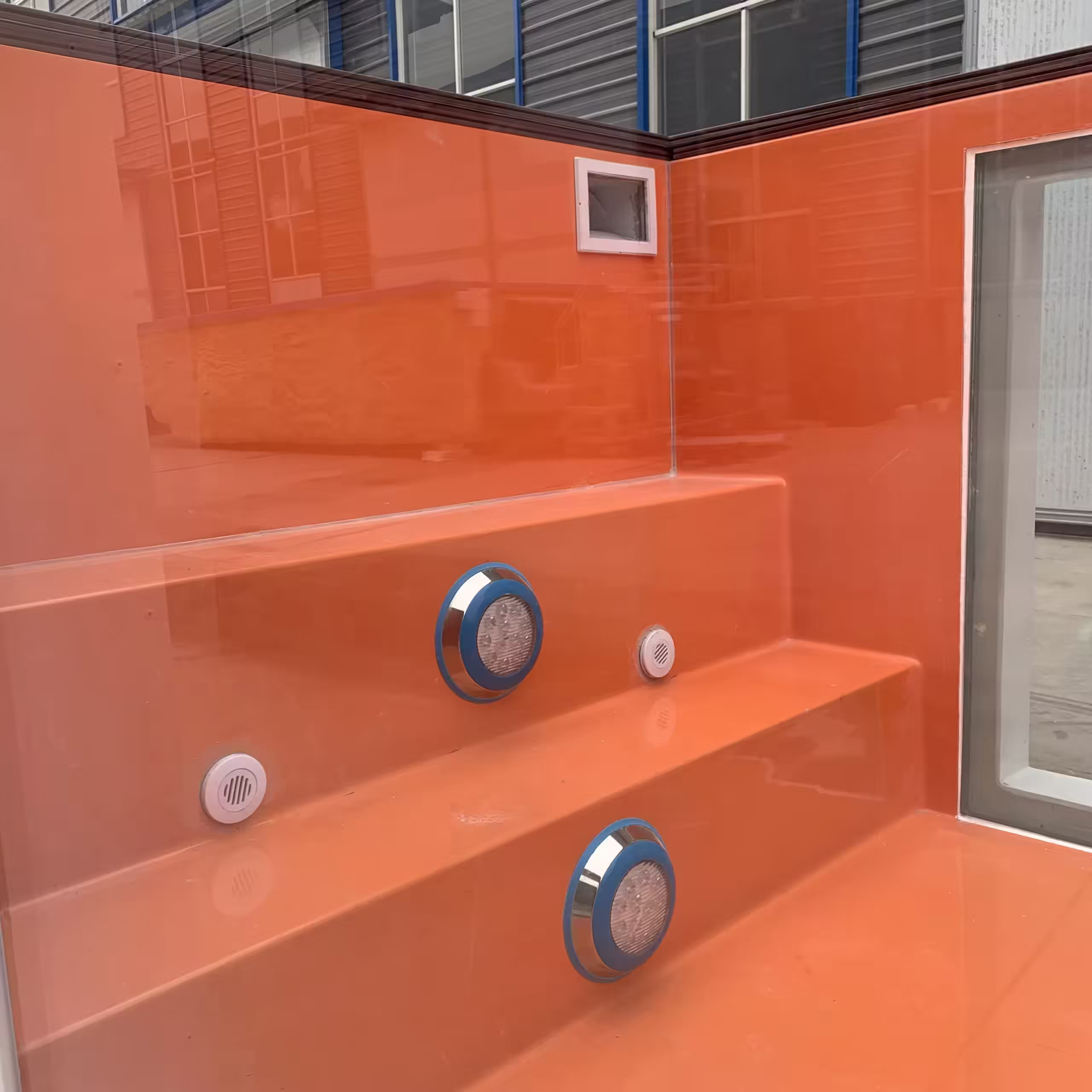 20ft Container Swimming Pool With Fiber Glass Window - Image 5